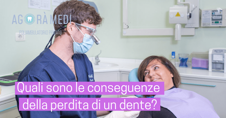 conseguenze perdita dente